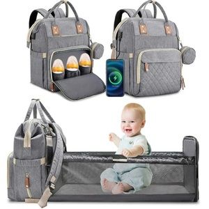 NWT Diaper Bag Backpack - Heathered Gray
